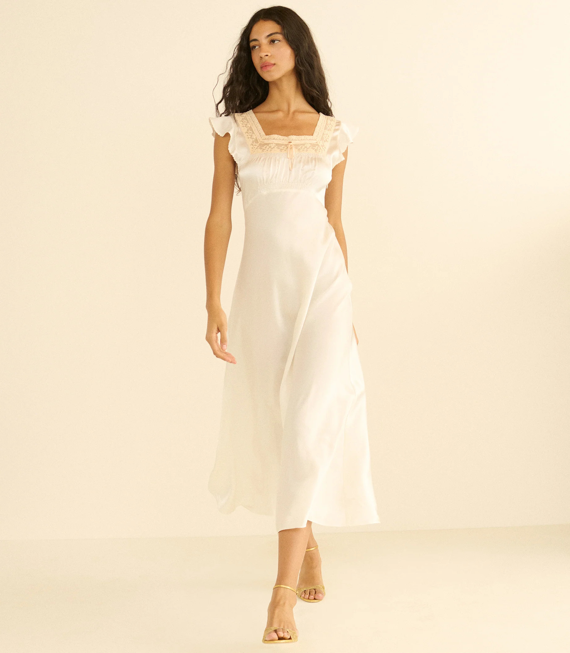 Corina Dress - Salt | DÔEN | DOEN