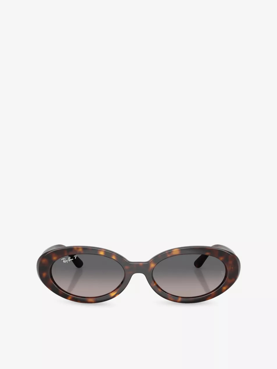 RB2223 Oval-Frame Acetate Sunglasses | Selfridges