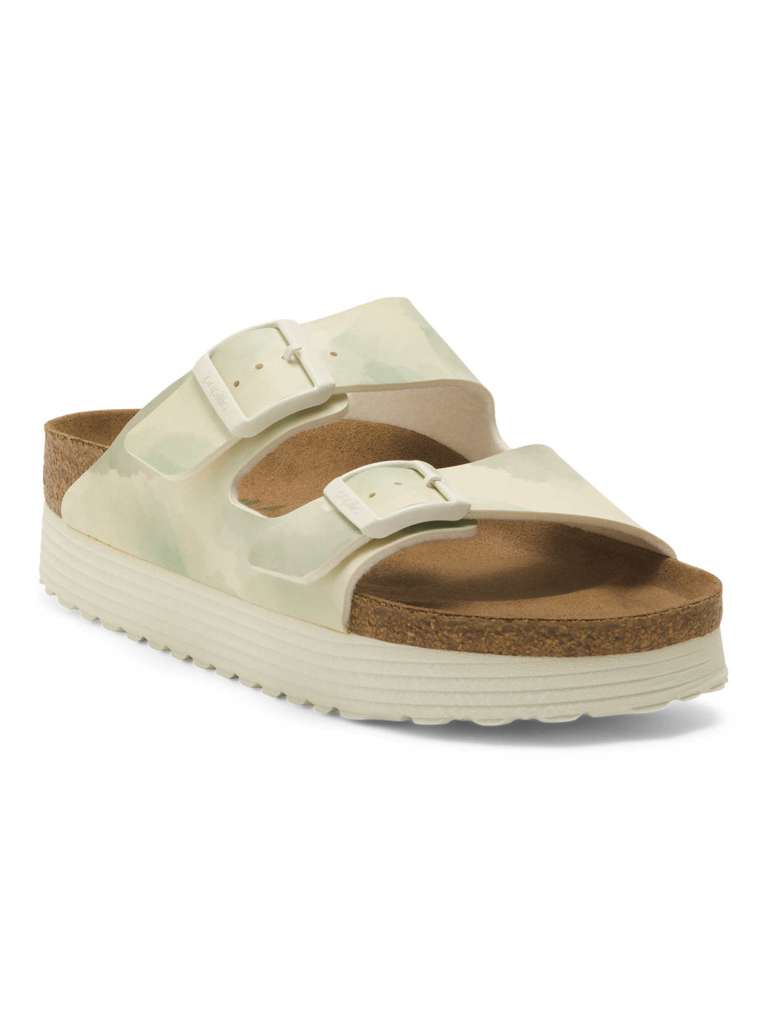 Made In Portugal Faux Leather Arizona Platform Desert Dust Sandals | TJ Maxx