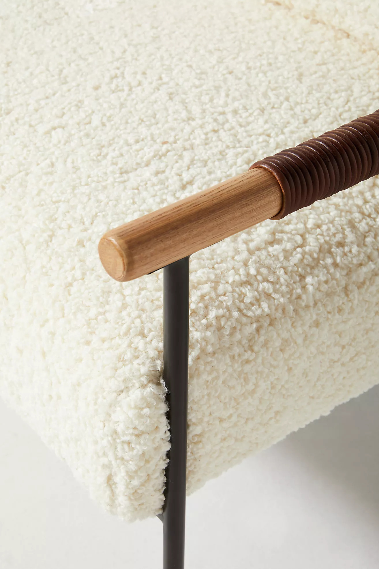 Sherpa Bouclé Atticus Armchair | Anthropologie (US)