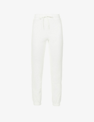 Tapered-leg mid-rise organic-cotton jogging bottoms | Selfridges