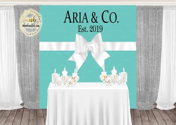 DIGITAL FILE Bride and CO, Bridal Shower, Baby and Co, Store Backdrop, Candy Table Backdrop, Phot... | Etsy (US)