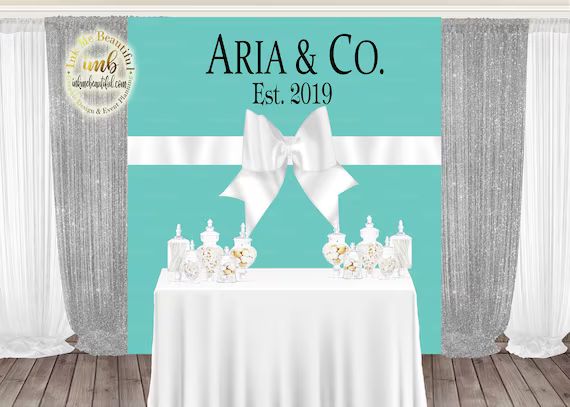 DIGITAL FILE Bride and CO, Bridal Shower, Baby and Co, Store Backdrop, Candy Table Backdrop, Phot... | Etsy (US)