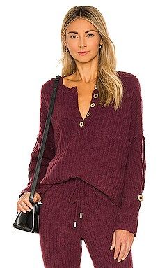 Free People Around the Clock Pullover in Wine from Revolve.com | Revolve Clothing (Global)
