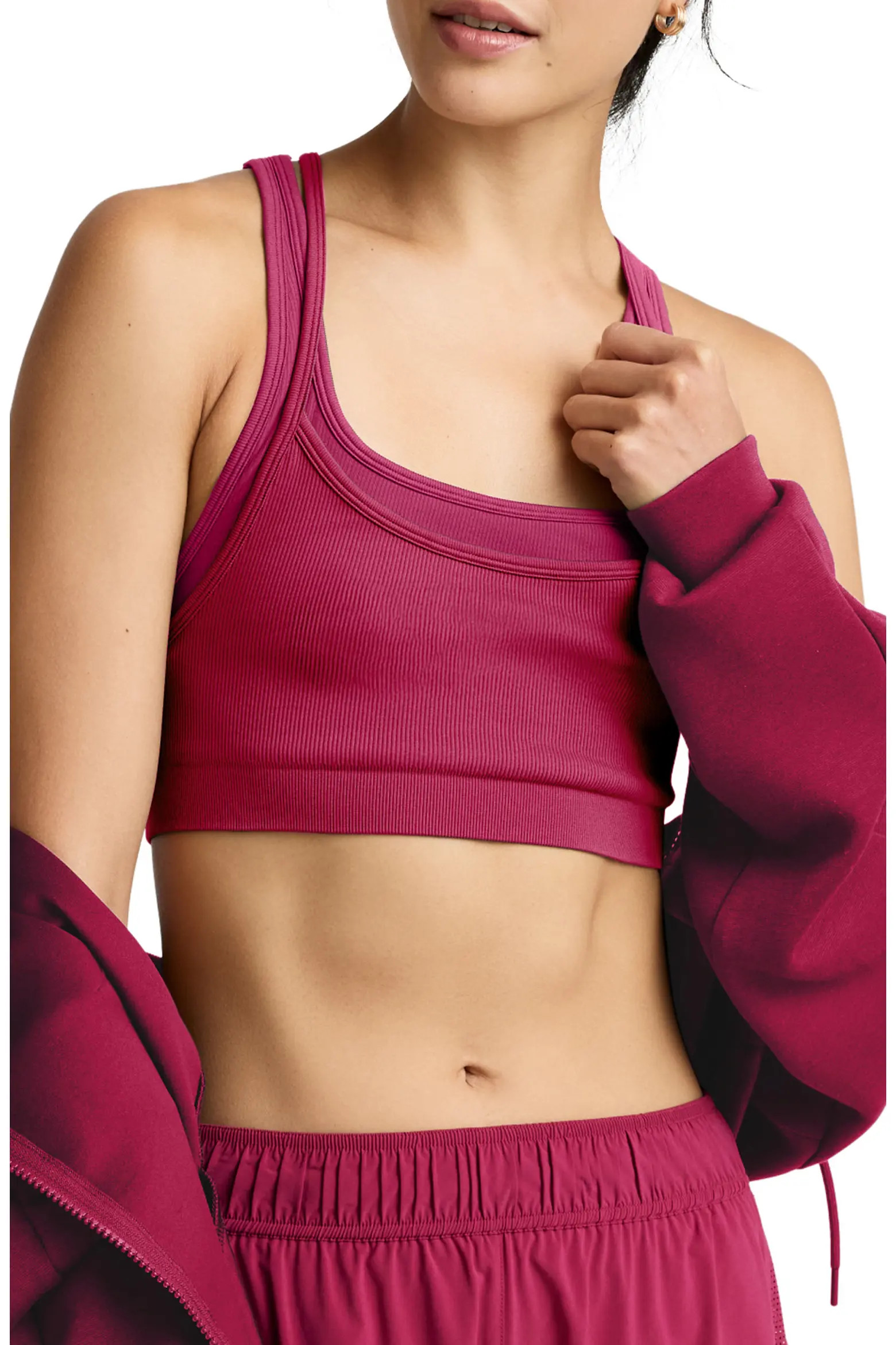 Seamless Moves Layered Sports Bra (Women) | Nordstrom | Nordstrom