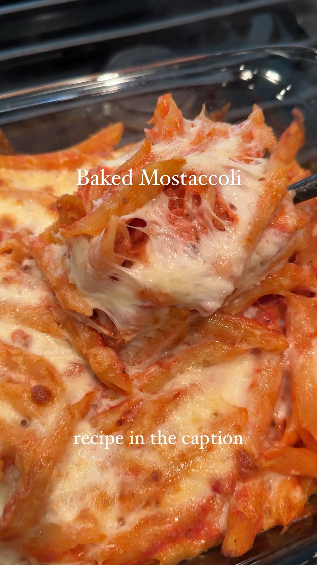 Baked Mostaccoli 

What you'll need:
1 lb penne
3 tbs butter
2 cloves of garlic, grated
2 14oz can of crushed tomatoes
2 cups of freshly shredded mozzarella cheese
1 1/2 cups half and half
1 tablespoon red pepper flakes
Salt and pepper to taste

Here's how you make it:
Preheat oven to 350.
1. Boil water, cook pasta 1/2 of recommended cooking time.
2. In a saucepan add the butter and garlic and stir for 1 minute. Add in crushed red pepper flakes, stir. Then add in the canned tomatoes. Let simmer on low for 10 minutes.
3. Add in the half and half and stir to combine. 
4. Add pasta into the sauce and mix well.
5. Pour pasta into a baking dish. This can finish cooking in the oven or be refrigerated until ready to bake and serve.
6. Top with cheese and bake for 25-35 minutes or until cheese has browned and and is bubbling.

#LTKBacktoSchool #LTKfamily