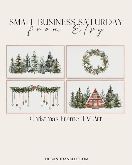 Christmas Frame TV Art. Small business Saturday 🎄

#LTKGiftGuide #LTKCyberWeek #LTKHoliday