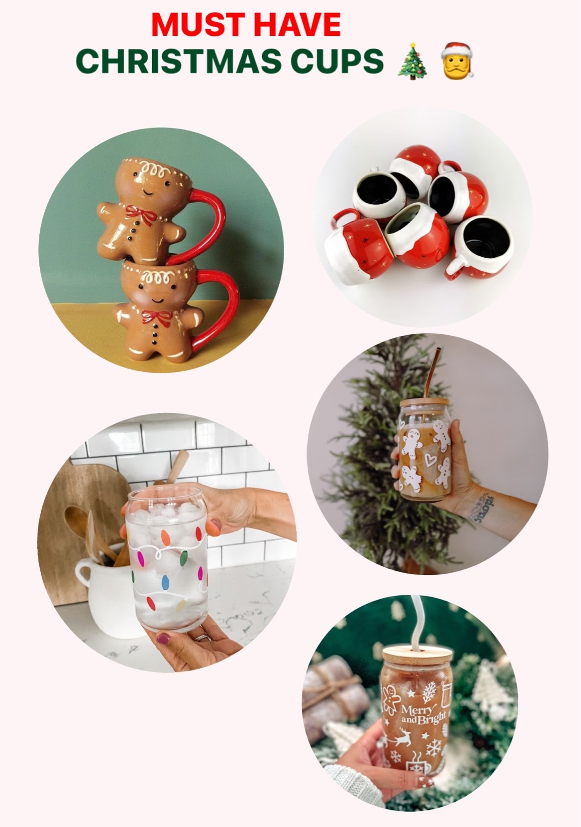 Christmas cups! Iced coffee cups, tumblers and coffee mugs. Order now to make sure you have them in time for the season 🎄🥰

#LTKSeasonal #LTKHoliday #LTKhome