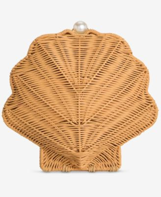 I.N.C. International Concepts Shell-Shaped Rattan Crossbody Bag, Macy's Exclusive - Macy's | Macy's
