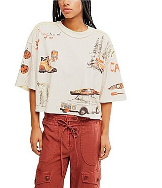 We The Free Mountain View Crew Neck Short Sleeve Graphic Tee -  S | Dillard's