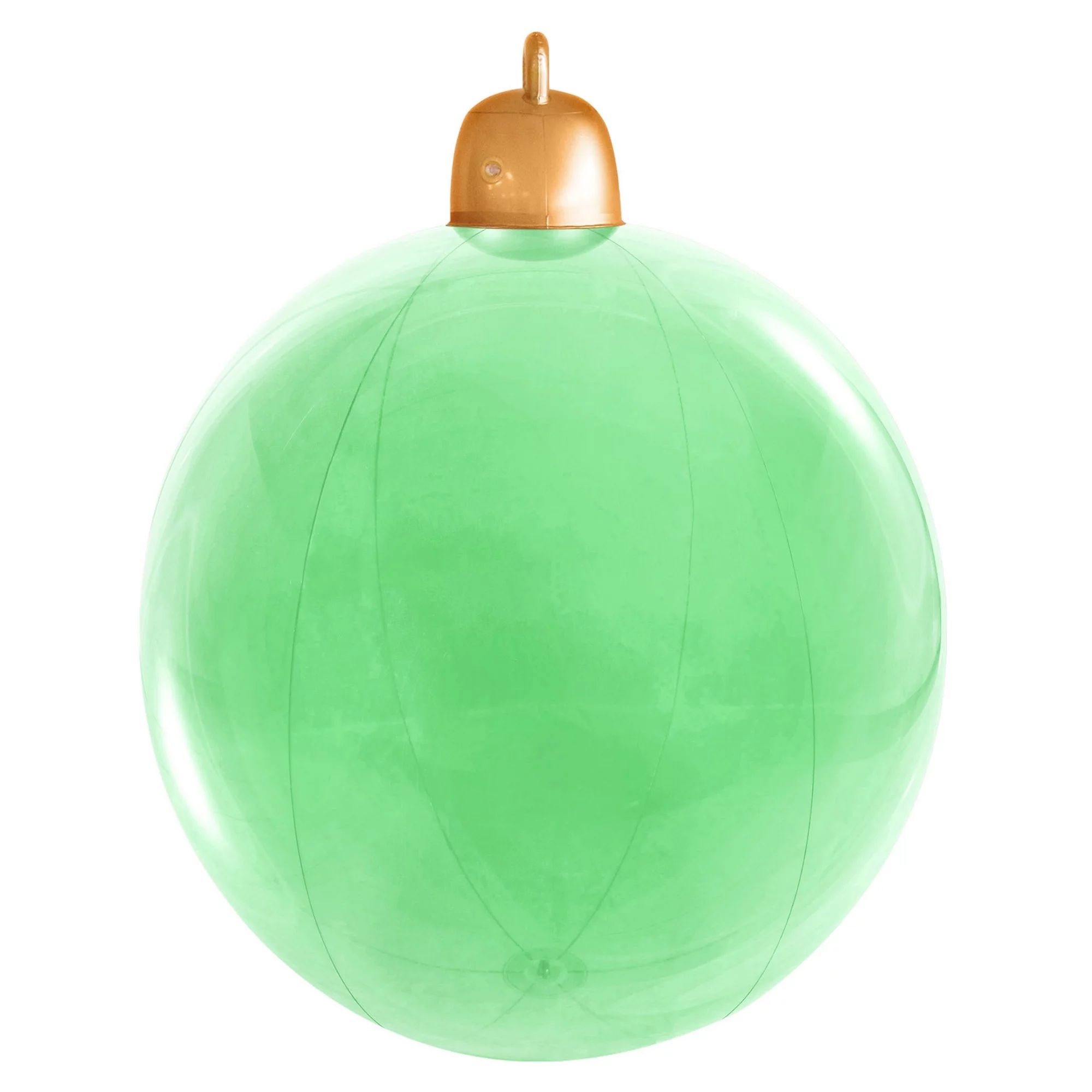 Holiday Time Christmas Blow Up Inflatable Giant Green Ornament, 4' | Walmart (US)