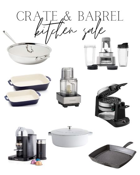 Crate and Barrel has an awesome sale running right now!

My favorite purchases are kitchen gadgets so this one has me swooning 😮‍💨
This sale features ⬇️
➡️ 30% off select Nespresso
➡️ 40% off select Le Creuset 
➡️ 25% off select Cuisinart Electrics
➡️ 30% off select Ninja Kitchen Electrics

What’re you shopping for for your kitchen?!

#LTKhome