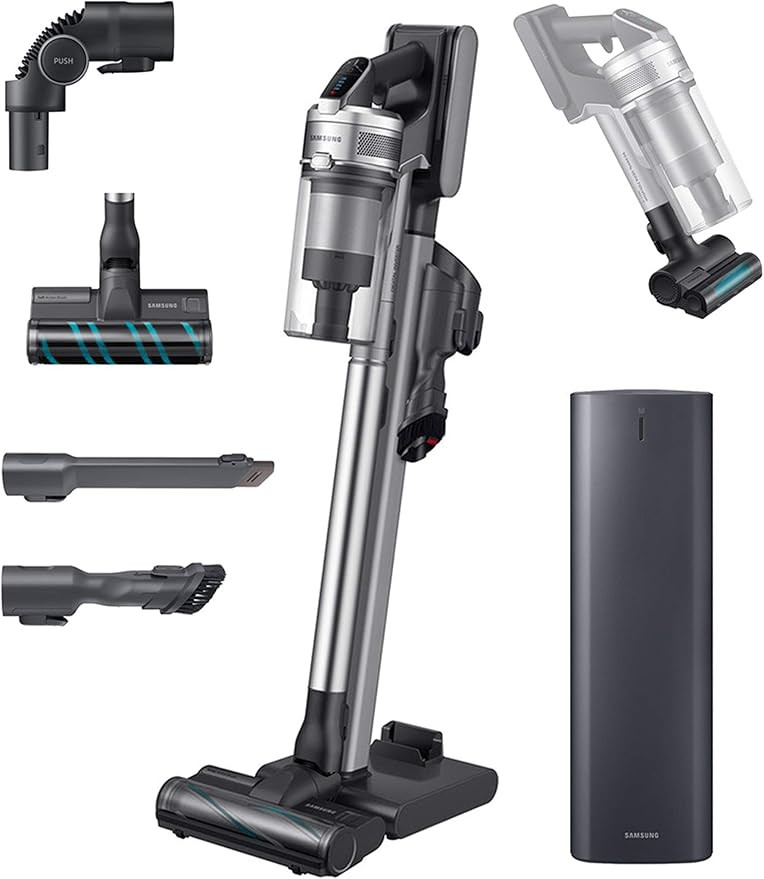 Samsung 90 + CS Bundle Jet Cordless Stick Vacuum, Grey | Amazon (US)