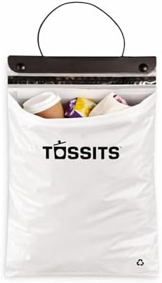 Tossits Recycled Disposable Car Trash Bags – Leakproof, Smell Proof Hanging Garbage Bags for Ca... | Amazon (US)