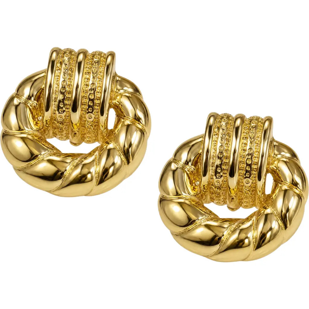 The M Jewelers The Large Margaux Clip-On Earrings in Gold at Nordstrom | Nordstrom