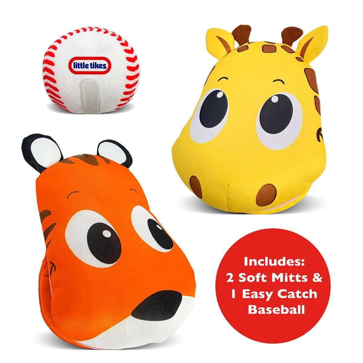 Little Tikes 7'' Catch & Stick Toy Baseball - 3pc M | Target