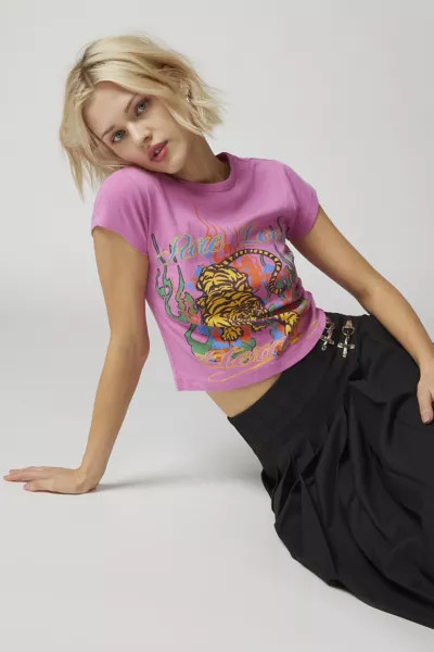 Pure Love Tiger Baby Tee | Urban Outfitters (US and RoW)