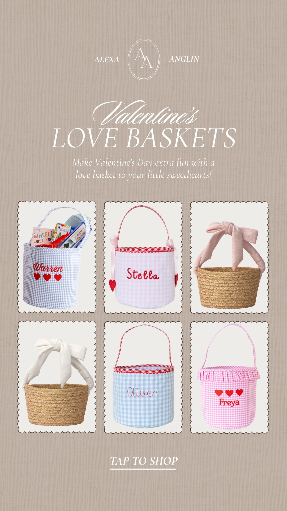 Love baskets for your little ones this Valentine’s Day! Linking several cute finds from Target, or personalized ones from Etsy too. Such a cute way to make the holiday extra fun! ❤️🧺

#LTKKids #LTKSeasonal #LTKmomlife