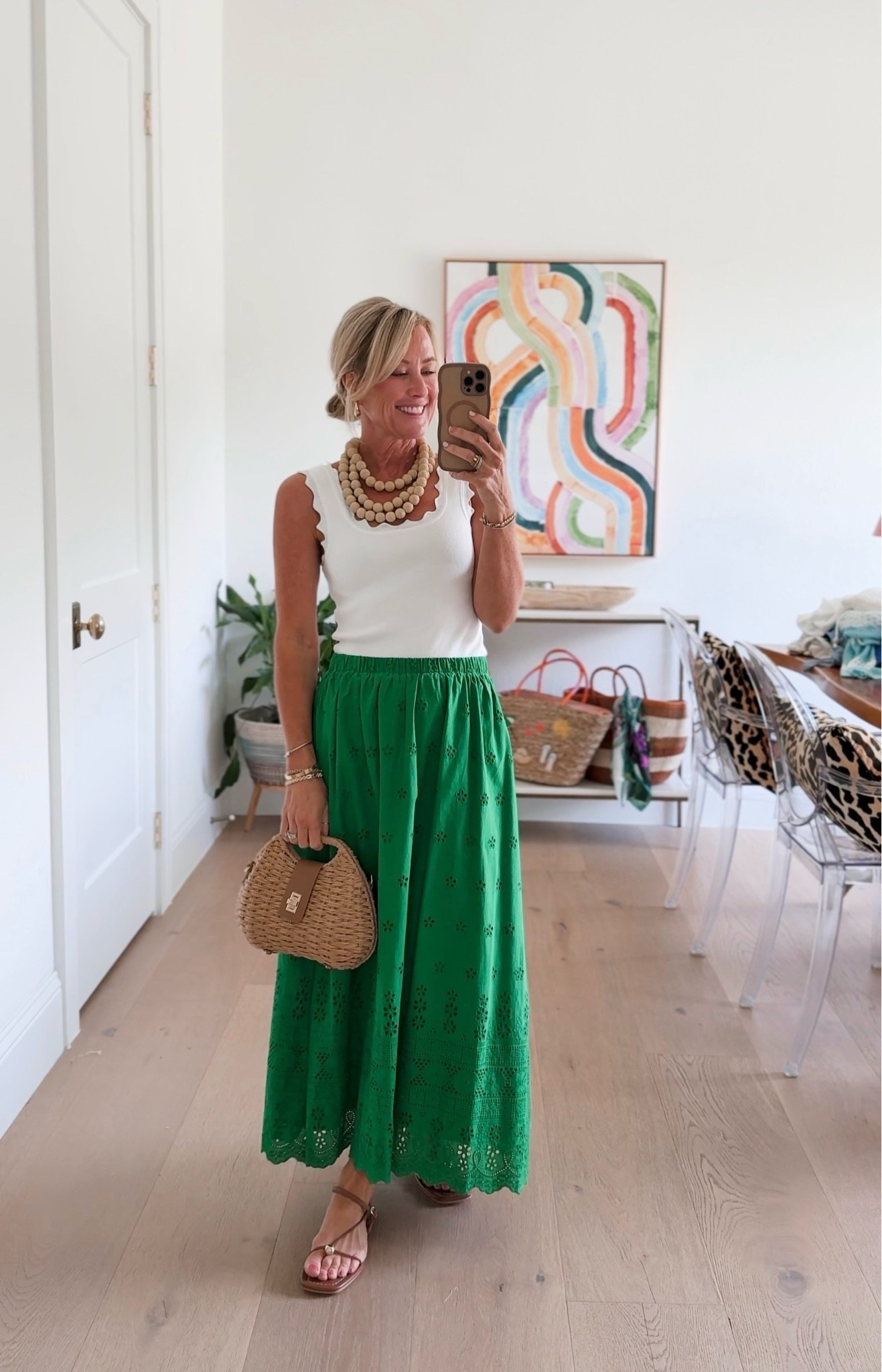 How great is this skirt? So fun with any style top!
Top: Small
Skirt: Smalll

#LTKSeasonal #LTKOver40 #LTKootd