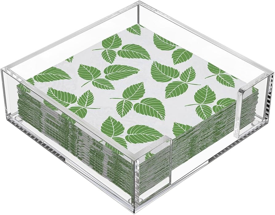 MaxGear Acrylic Napkin Holder for Table, Clear Guest Towel Holder, Beverage Buffet Paper Napkin C... | Amazon (US)