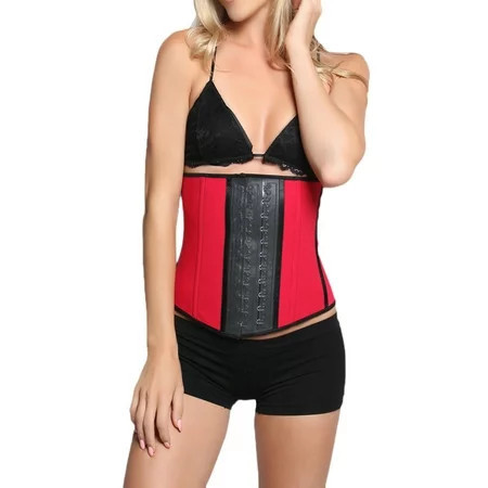 TheMogan Women s Waist Trainer Workout Band Body Shaper Cincher Corsets Girdle Hourglass | Walmart (US)