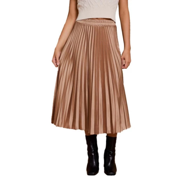 Women's Gilli Pleated Skirt Large Beige | Scheels