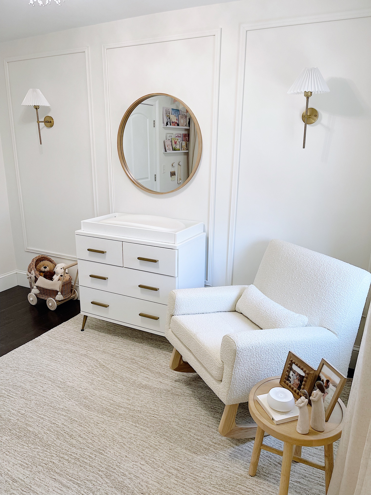 Nursery reveal pt.3 ✨🫶🏼 

Neutral nursery, cloud nursery, girl nursery 

#LTKfamily #LTKbaby #LTKbump