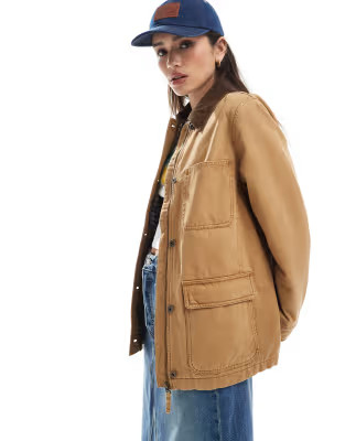 Levi's twill barn jacket in tan | ASOS (Global)