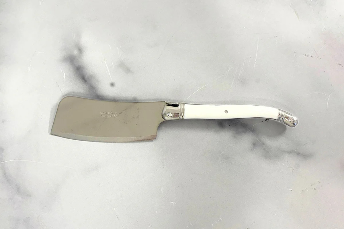 The Original French Laguiole Cheese Cleaver, White | etúHOME