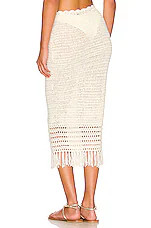 MORE TO COME Angelina Midi Skirt in Ivory from Revolve.com | Revolve Clothing (Global)