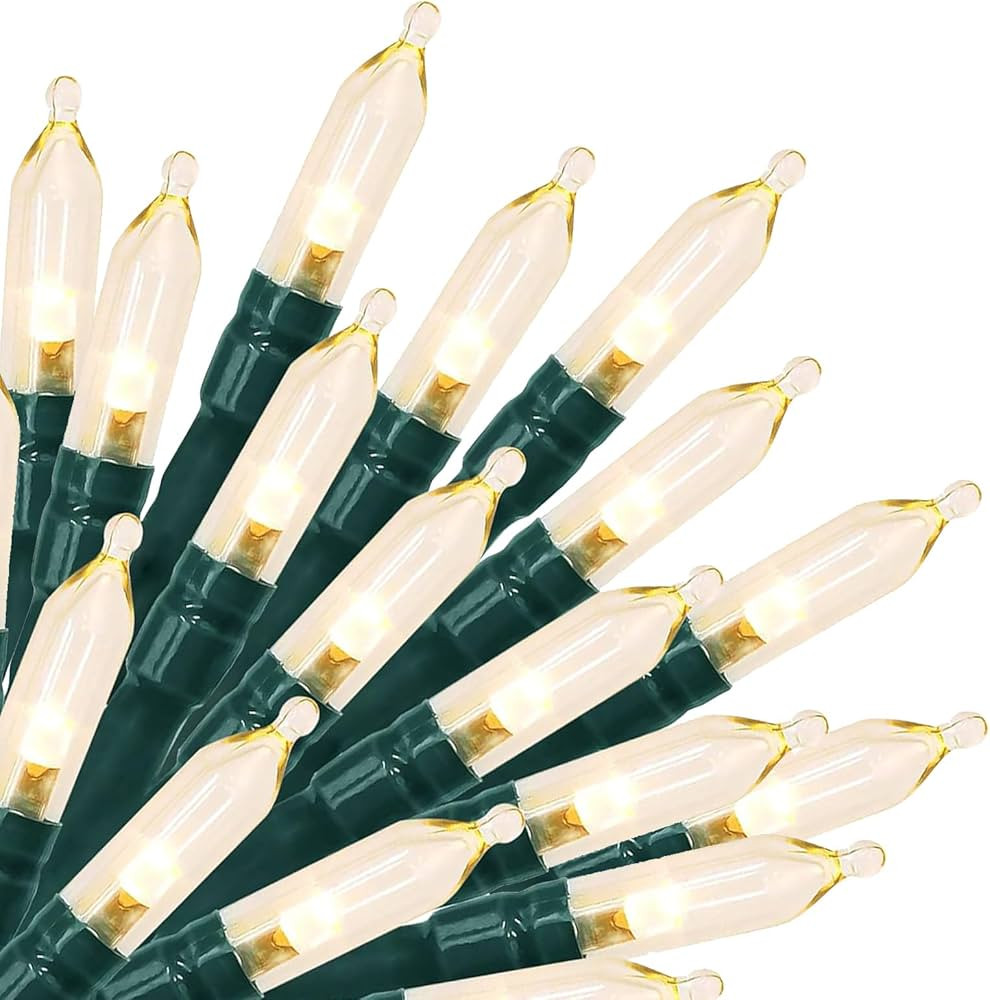 Battery Operated Christmas String Lights, 8ft 20 LED Mini Lights with Timer, Christmas Tree Light... | Amazon (US)