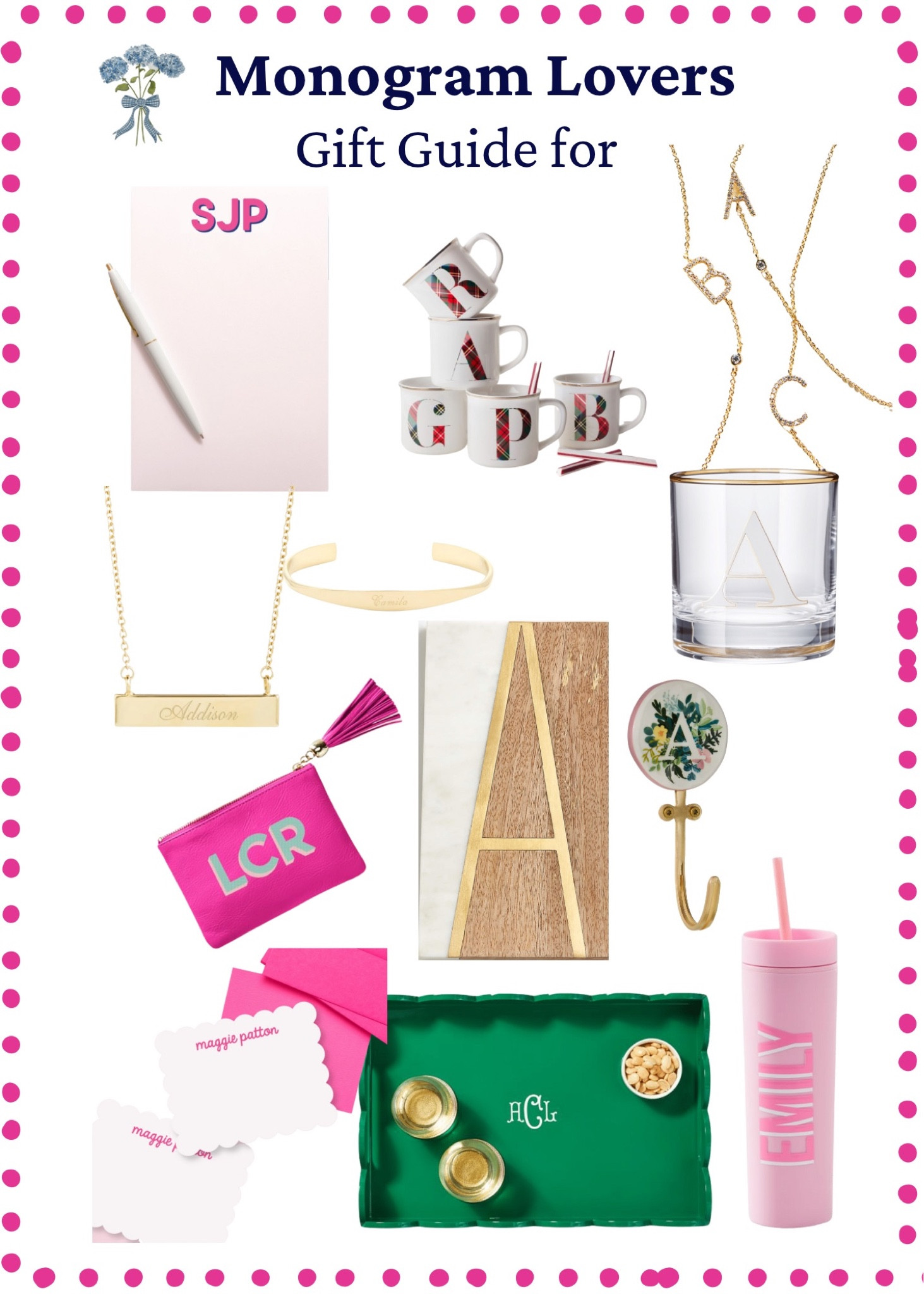 Holiday gifts for the monogram lover 

#LTKHoliday #LTKGiftGuide #LTKSeasonal