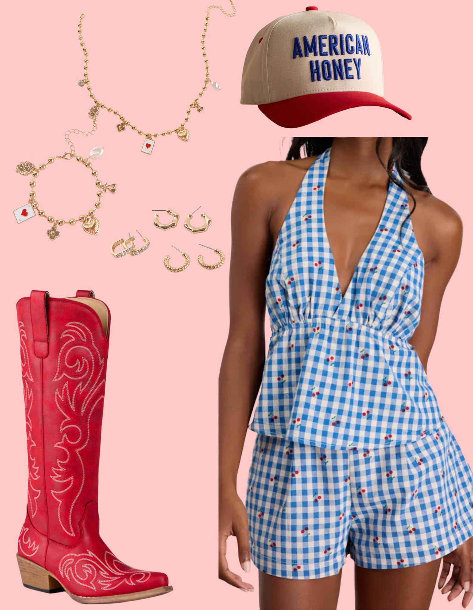 What a cute little festival look! Especially around memorial weekend or 4th of July! The boots look expensive but are under $100 surprisingly ❤️

#LTKootd #LTKFestival #LTKSeasonal