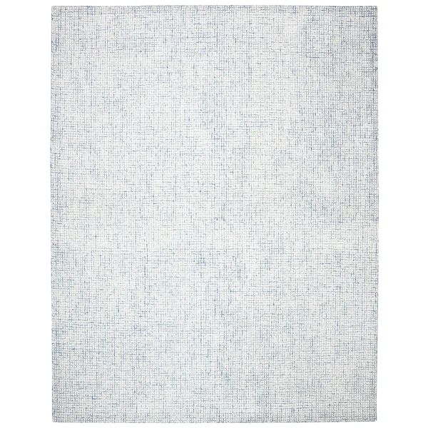 Rowe Handmade Tufted Area Rug in Ivory / Blue | Wayfair North America