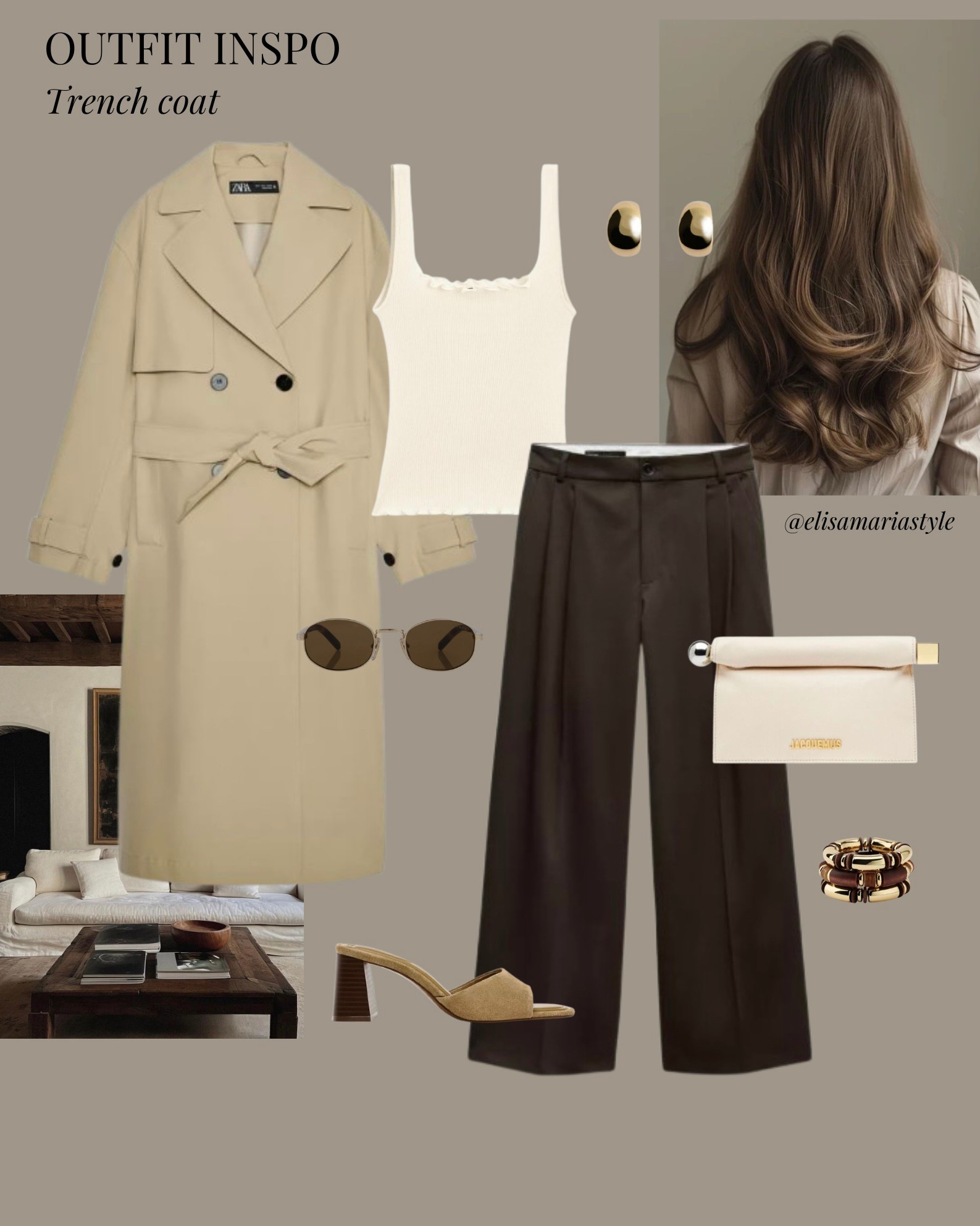 Trench coat outfit idea for spring and summer 🤍

#LTKsummer #LTKmodest #LTKspring