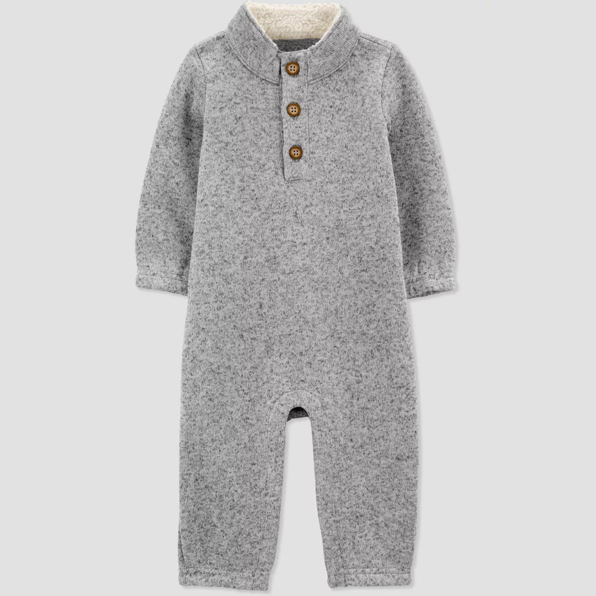 Carter's Just One You®️ Baby Boys' Fleece Romper - Gray | Target