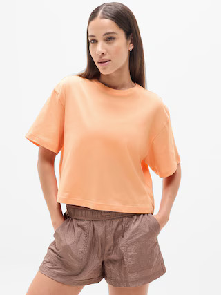 True Cotton Crop Tee | Athleta | Athleta