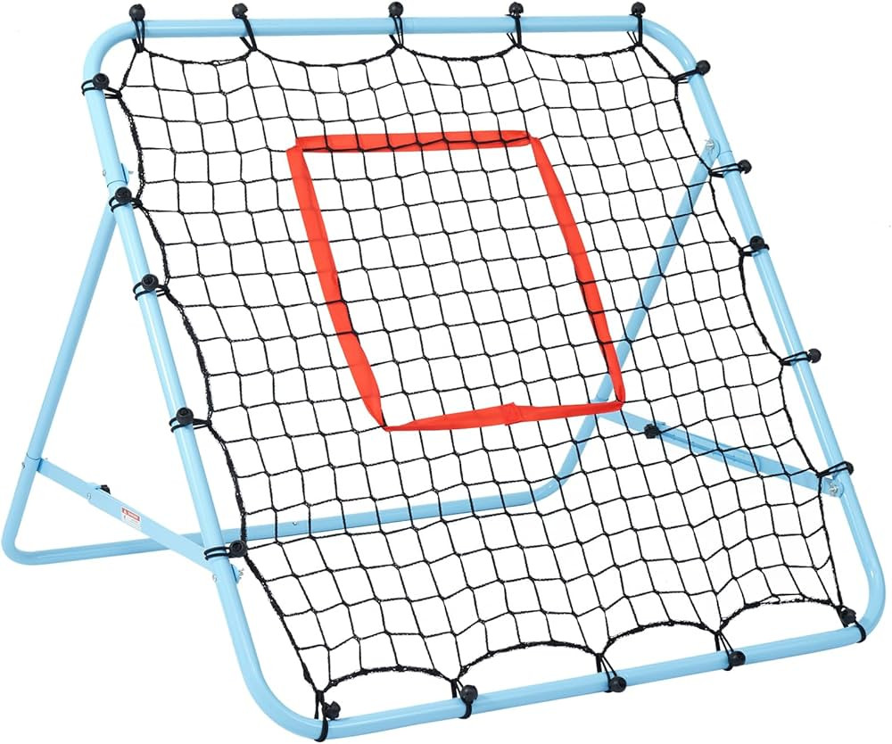 Adjustable Soccer Rebound Net | Soccer Trainer with Steel Frame | Portable Folding Rebounder for ... | Amazon (US)