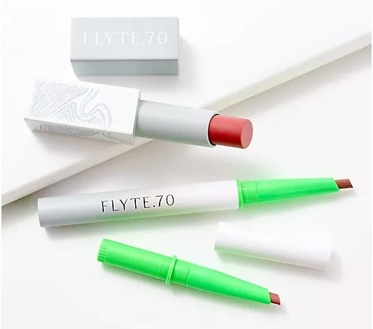 Flyte.70 S+S Lip Sheer Balm & Chiseled Lip Liner 3Pc Kit - QVC.com | QVC