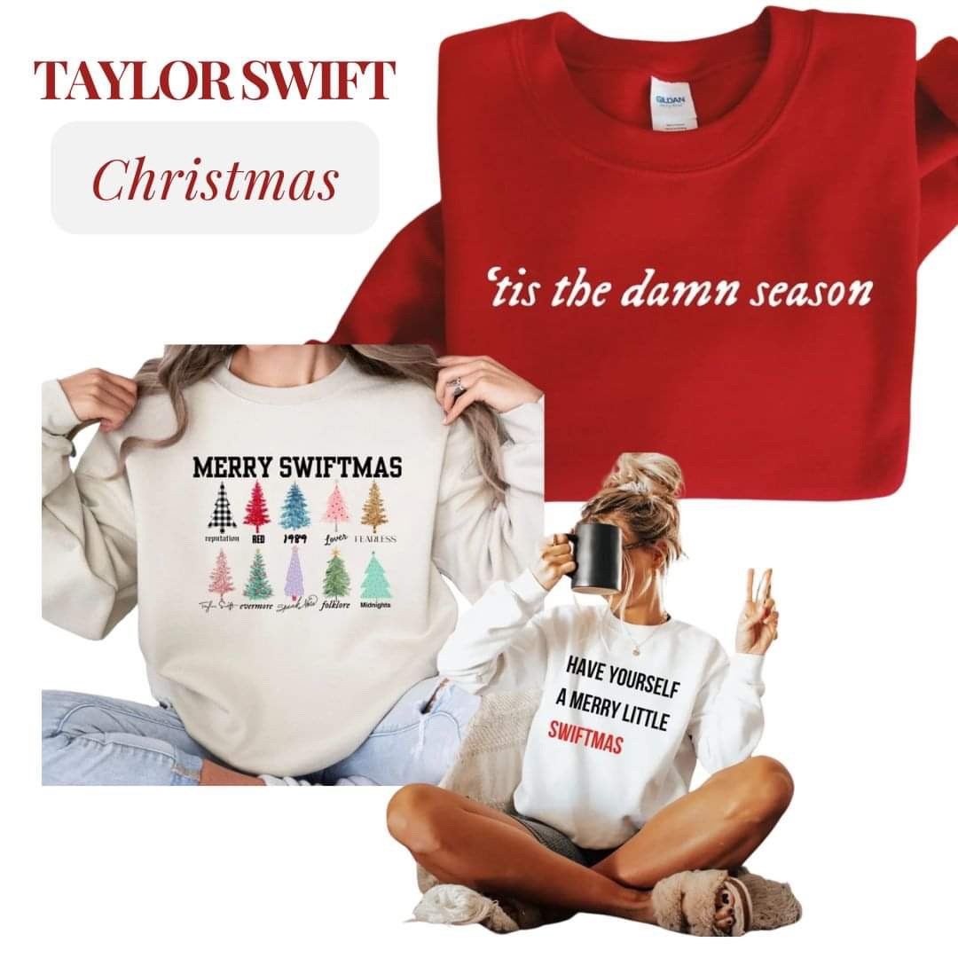 Taylor Swift Themed Christmas Graphic Sweatshirts! 

-Swiftie 
-Era’s Tour
-Gift Ideas for Her
-Christmas Sweatshirt
-Christmas Graphic T
-Winter Wardrobee

#LTKHoliday #LTKGiftGuide #LTKSeasonal