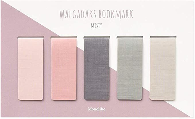 Monolike Magnetic Bookmarks Misty, Set of 5 + Free Shipping | Amazon (US)