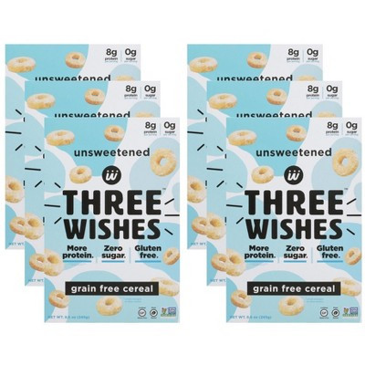 Three Wishes Unsweetened Grain Free Cereal - Case of 6/8.6 oz | Target