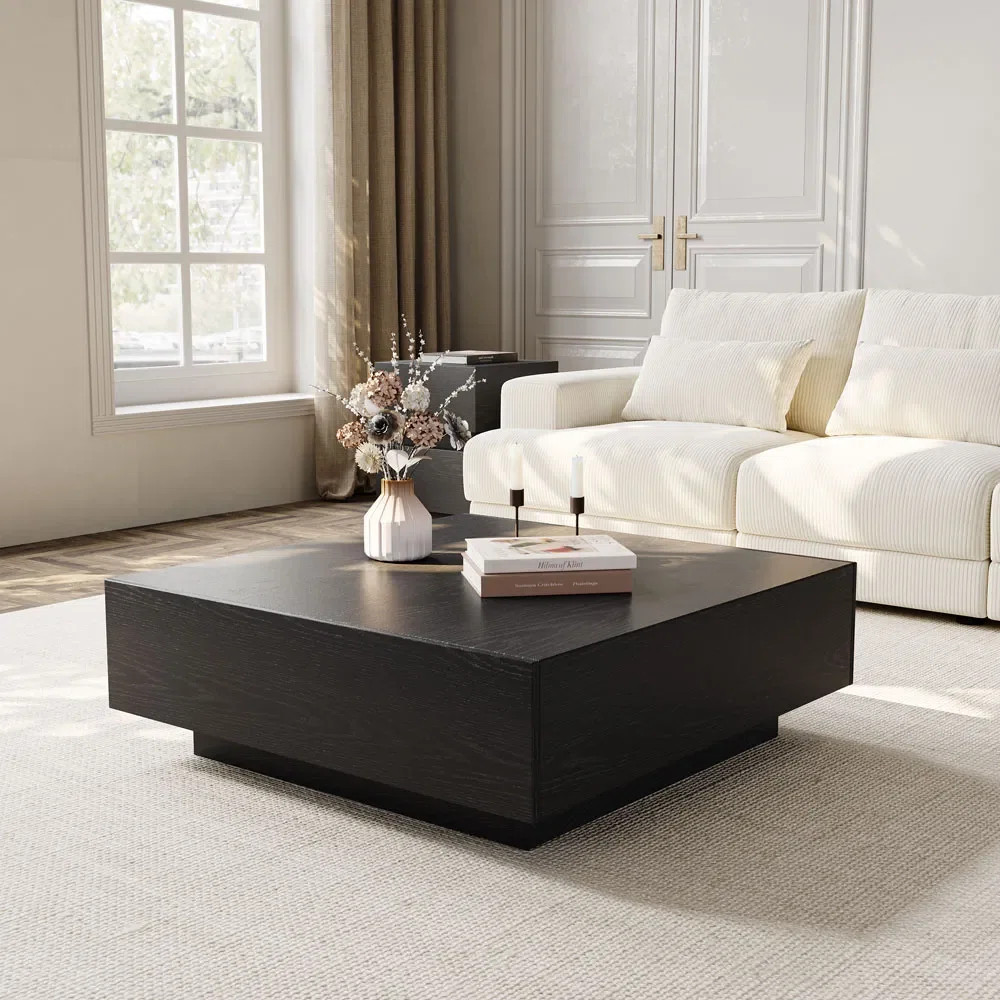 Cristyle Wood Living Room Table, Square Coffee Table, Fully-assembled | Wayfair North America