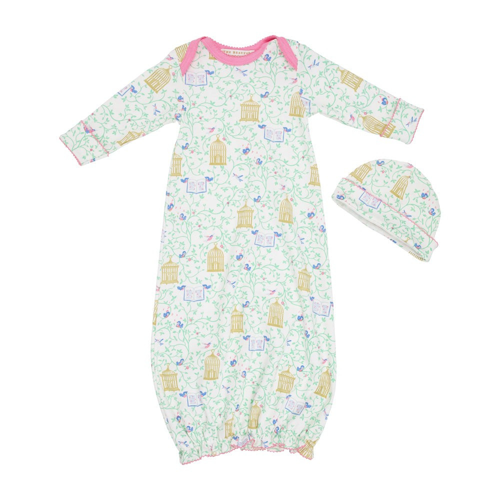 Adorable Everyday Set - Beaufort Bird Song with Hamptons Hot Pink | The Beaufort Bonnet Company