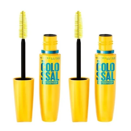 Maybelline Volum' Express The Colossal Waterproof Mascara, Volumizing, Classic Black, 2 Pack | Walmart (US)