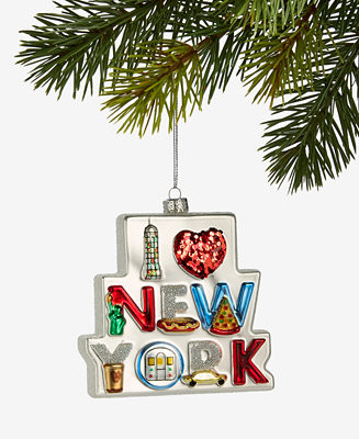 Holiday Lane New York I Heart New York Ornament, Exclusively at Macy's - Macy's | Macy's