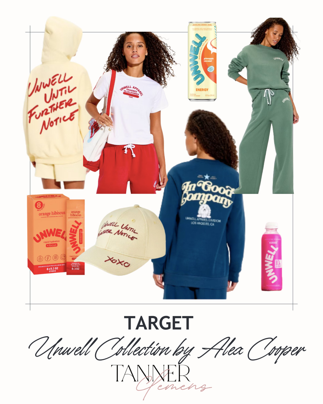 Does everything Alex Cooper touch turn to gold? I think so! Her new Unwell merch launched at Target and the whole collection is so good- as are the drinks! A must try for sure! #unwell #alexcooper 

 #LTKdayinmylife #LTKgrwm #LTKootd