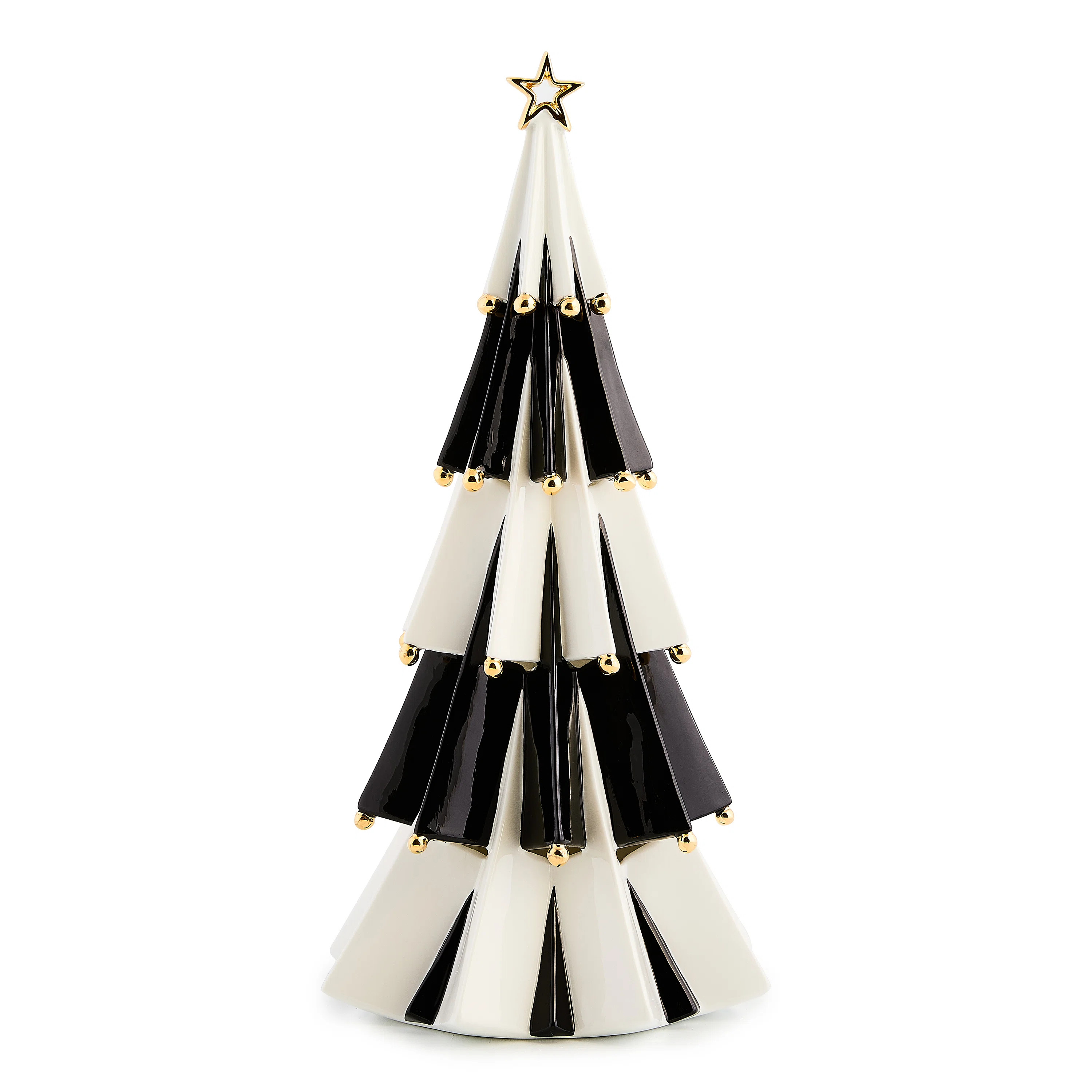MacKenzie-Childs Courtly Noel Ceramic Illuminated Tree | Wayfair | Wayfair North America