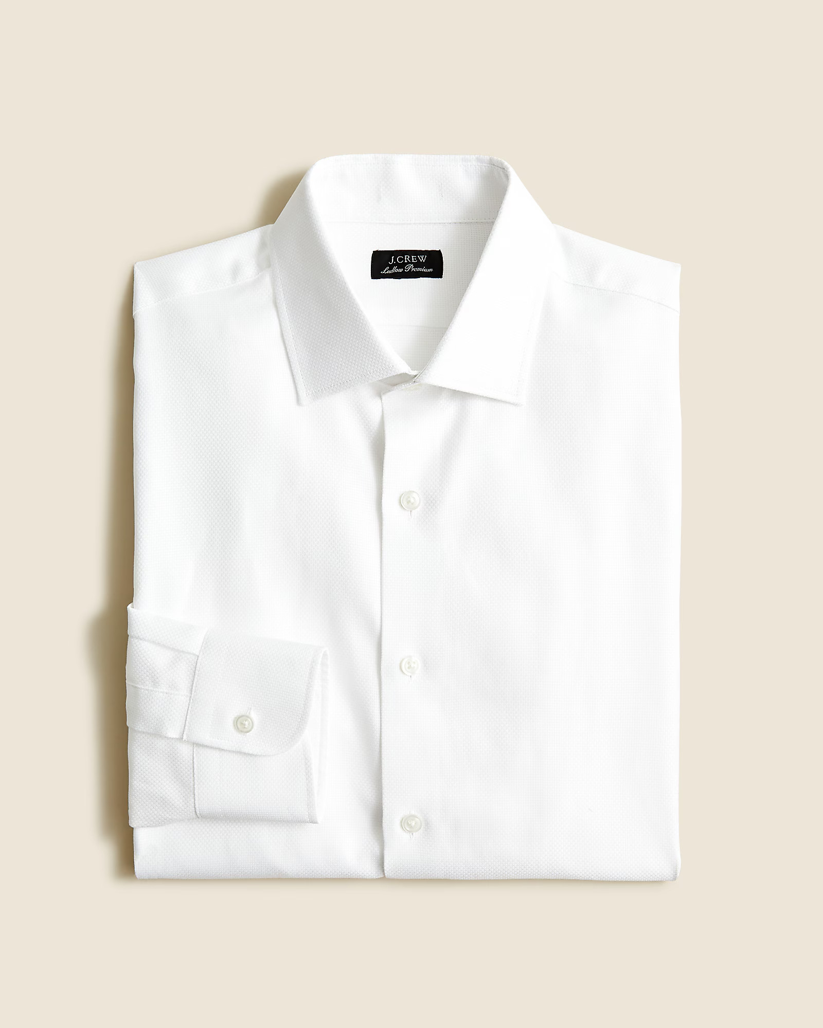 Slim-fit Ludlow Premium fine cotton dress shirt in dobby | J. Crew US