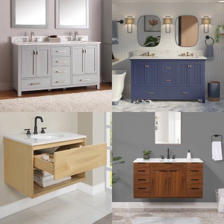 Cyber Monday prices are extended for these modern chic bath vanities. 

#LTKsalealert #LTKhome #LTKHoliday